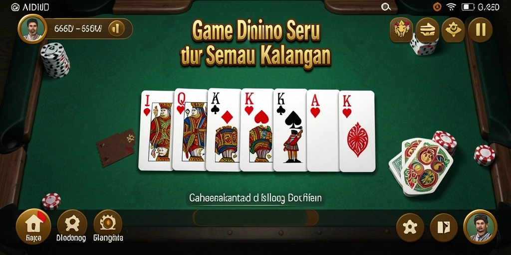 Tampilan gameplay seru di 66D yang menyenangkan.