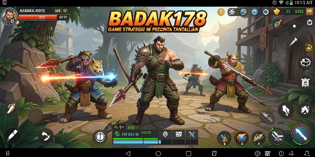 Tampilan gameplay BADAK178 yang penuh aksi dan strategi.