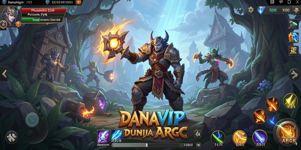 Gameplay epik dan grafis menawan dalam DANAVIP.