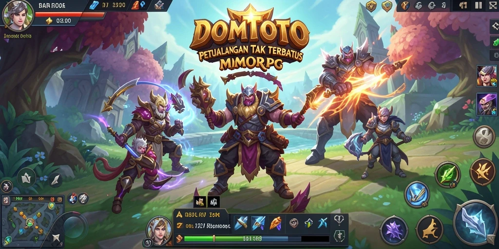 Gameplay DOMTOTO yang menegangkan dan seru dalam dunia MMORPG.