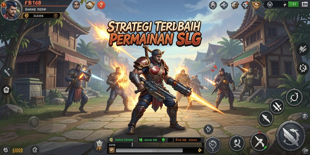 Tampilan gameplay FB168 dengan pertempuran strategi yang seru.