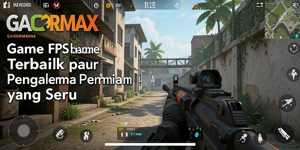 Tampilan gameplay seru dari GACORMAX dalam aksi FPS.
