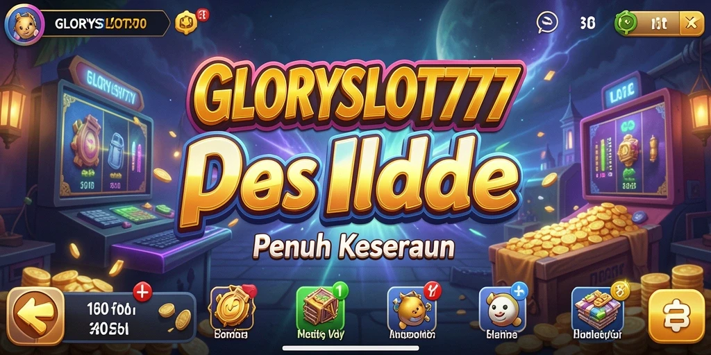Tampilan gameplay yang menarik dan menghibur dalam GLORYSLOT777.