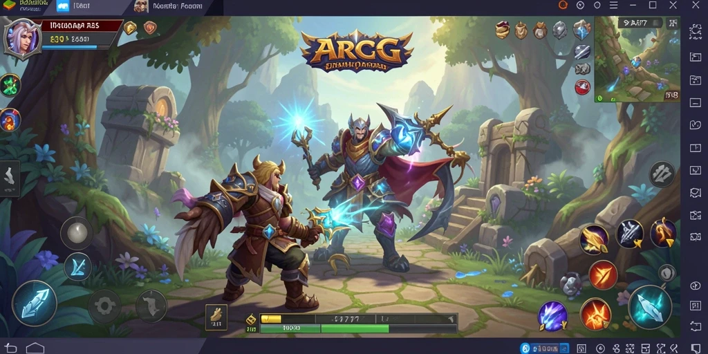 Tampilan gameplay ARPG yang menegangkan dan mendebarkan di IDA777.