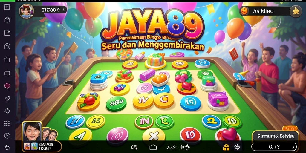 Screenshot gameplay JAYA89 menampilkan suasana Bingo yang mendebarkan.