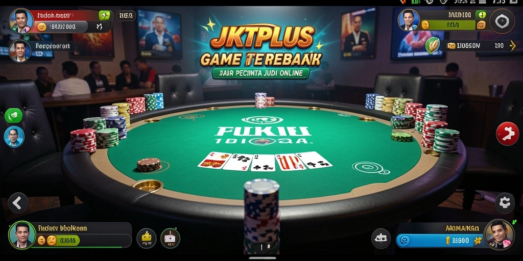 Gameplay seru dan menggugah semangat dalam JKTPLUS Poker.