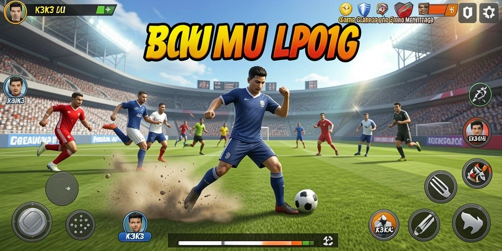 Tangkapan layar gameplay inovatif dalam K3K3 memperlihatkan aksi olahraga nyata.