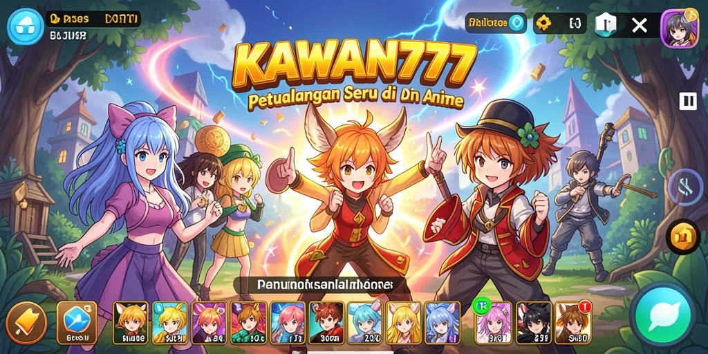 Gameplay KAWAN777 yang mendebarkan dalam dunia anime.