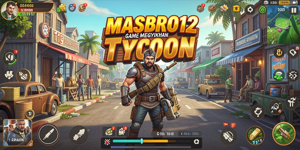 Tampilan gameplay MASBRO12 yang seru dan interaktif.